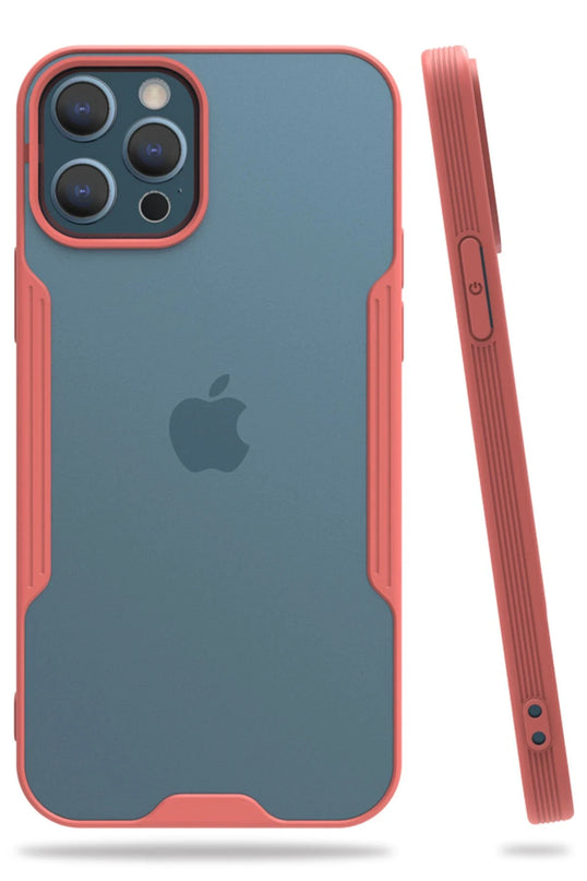 iPhone 12 Pro Max Platin Silikon Kılıf - Pembe
