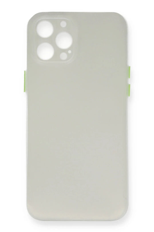 iPhone 12 Pro Max PP Ultra İnce Kapak Kılıf - Beyaz