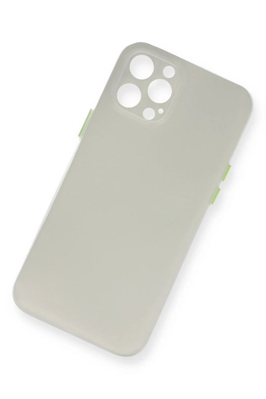 iPhone 12 Pro Max PP Ultra İnce Kapak Kılıf - Beyaz 2