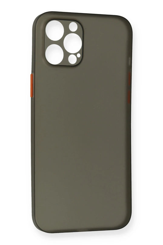 iPhone 12 Pro Max PP Ultra İnce Kapak Kılıf - Gri 2
