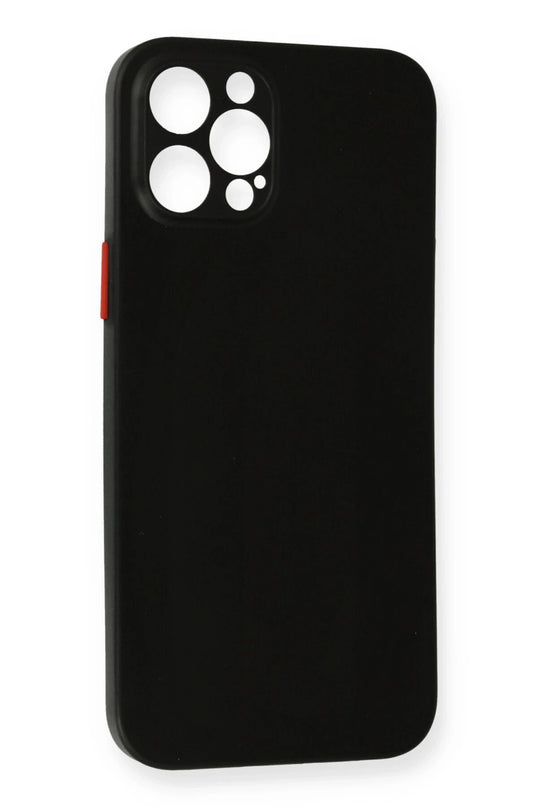 iPhone 12 Pro Max PP Ultra İnce Kapak Kılıf - Siyah