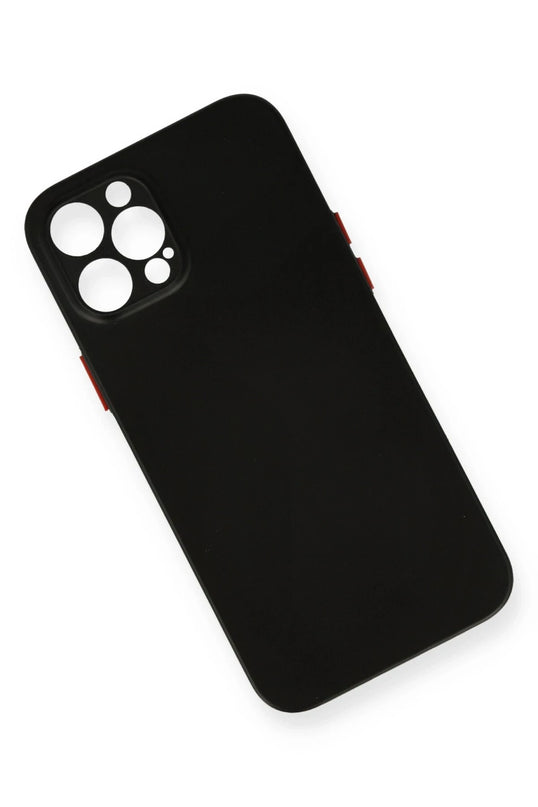 iPhone 12 Pro Max PP Ultra İnce Kapak Kılıf - Siyah 3