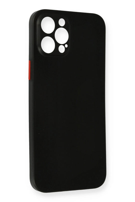 iPhone 12 Pro Max PP Ultra İnce Kapak Kılıf - Siyah 2