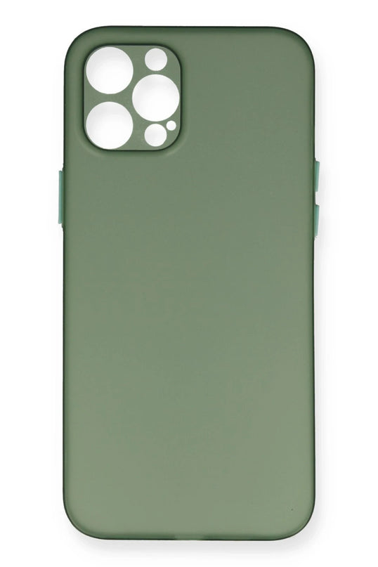 iPhone 12 Pro Max PP Ultra İnce Kapak Kılıf - Yeşil