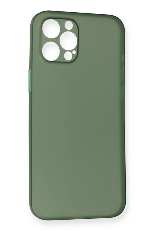 iPhone 12 Pro Max PP Ultra İnce Kapak Kılıf - Yeşil 2