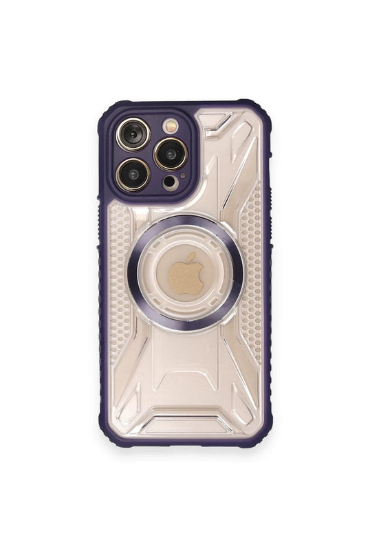 iPhone 12 Pro Max Prag Magneticsafe Kapak Kılıf - Derin Mor