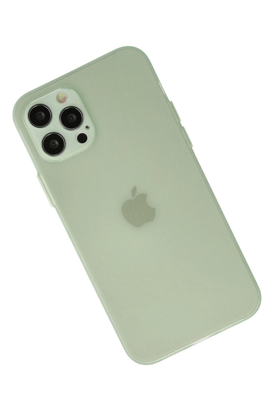 iPhone 12 Pro Max Puma Silikon Kılıf - Açık Yeşil 2