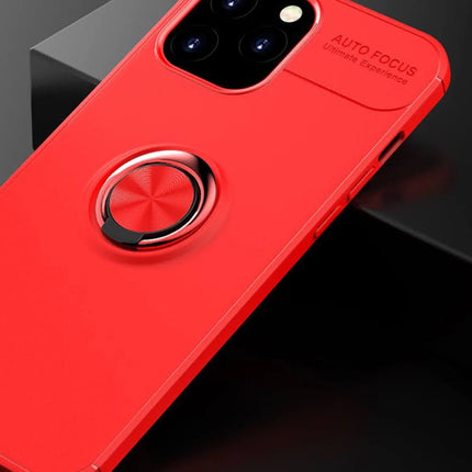 iPhone 12 Pro Max Range Yüzüklü Silikon Kılıf - Kırmızı 2