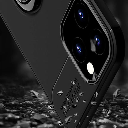 iPhone 12 Pro Max Range Yüzüklü Silikon Kılıf - Siyah 2 6