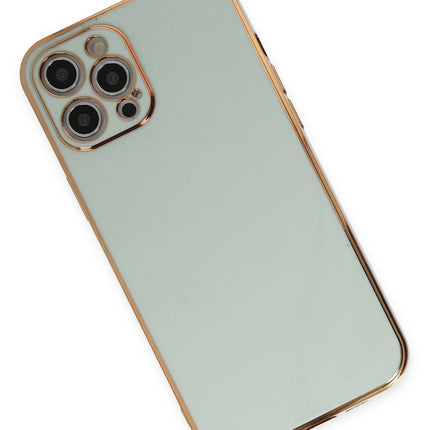 iPhone 12 Pro Max Volet Silikon Kılıf - Açık Yeşil 3