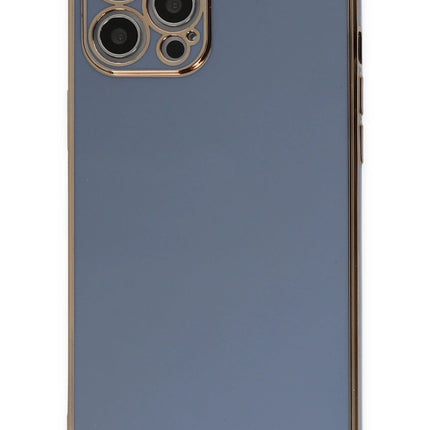 iPhone 12 Pro Max Volet Silikon Kılıf - Mavi 2