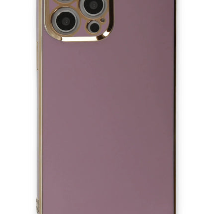 iPhone 12 Pro Max Volet Silikon Kılıf - Mor 3