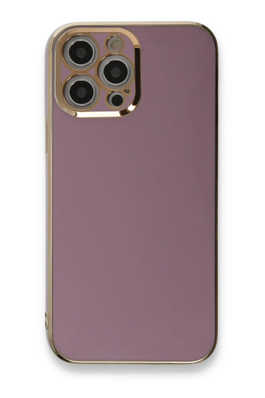iPhone 12 Pro Max Volet Silikon Kılıf - Mor 3
