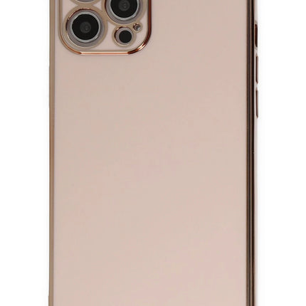 iPhone 12 Pro Max Volet Silikon Kılıf - Pembe 2