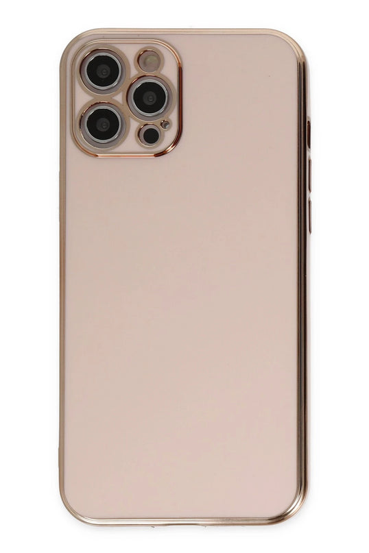 iPhone 12 Pro Max Volet Silikon Kılıf - Pembe 2