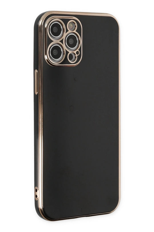 iPhone 12 Pro Max Volet Silikon Kılıf - Siyah