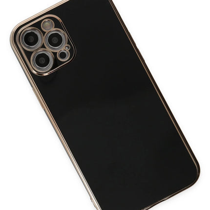 iPhone 12 Pro Max Volet Silikon Kılıf - Siyah 3