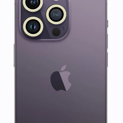 iPhone 12 Pro Max Neon Fosforlu Kamera Lens - Beyaz