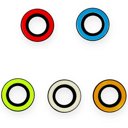 iPhone 12 Pro Max Neon Fosforlu Kamera Lens - Yeşil 2