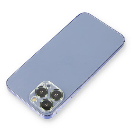 iPhone 12 Pro Metal Kamera Lens Koruma Cam - Koyu Yeşil