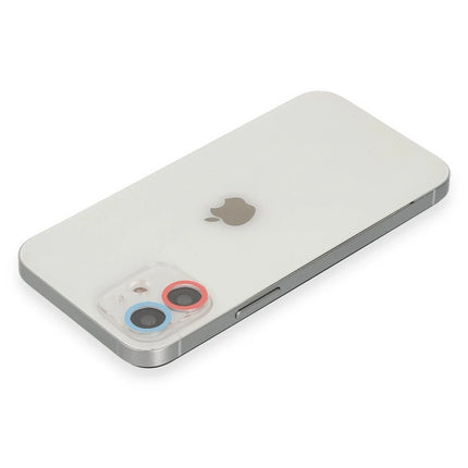 iPhone 12 Renkli Kamera Lens Koruma Cam - Pembe 2