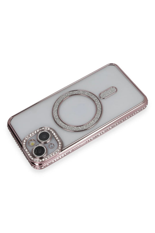 iPhone 13 Joke Simli Magneticsafe Kılıf - Pembe 2