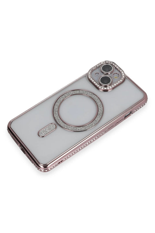 iPhone 13 Joke Simli Magneticsafe Kılıf - Pembe 3