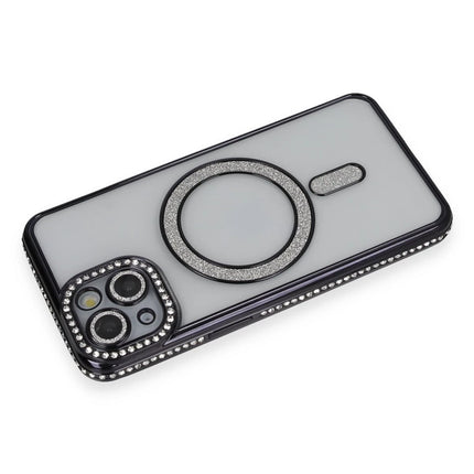 iPhone 13 Joke Simli Magneticsafe Kılıf - Siyah 2