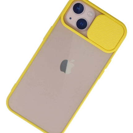 iPhone 13 Palm Buzlu Kamera Sürgülü Silikon Kılıf 3
