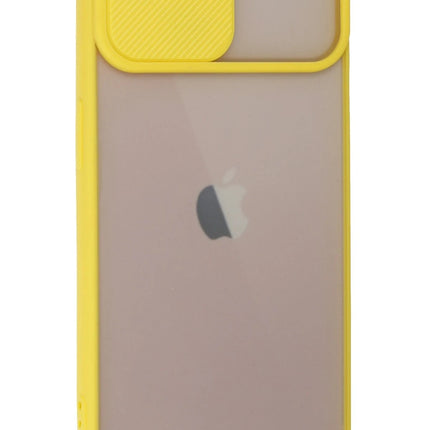 iPhone 13 Palm Buzlu Kamera Sürgülü Silikon Kılıf 2