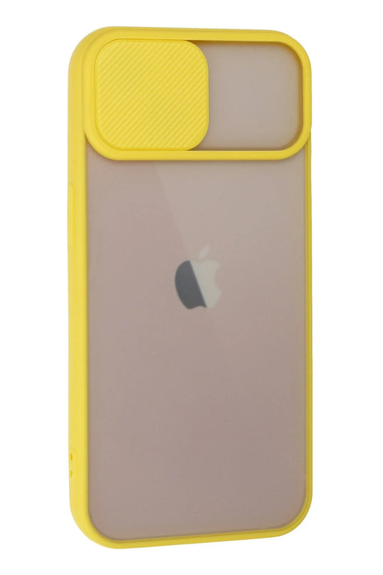 iPhone 13 Palm Buzlu Kamera Sürgülü Silikon Kılıf 2