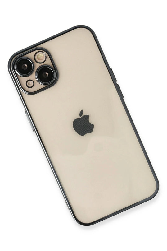 iPhone 13 Razer Lensli Silikon Kılıf - Siyah 3