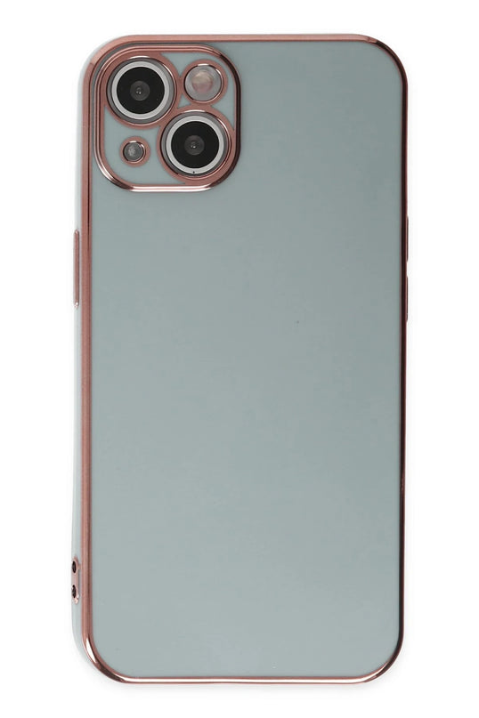 iPhone 13 Volet Silikon Kılıf - Açık Yeşil 3