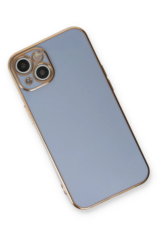 iPhone 13 Volet Silikon Kılıf - Mavi 3
