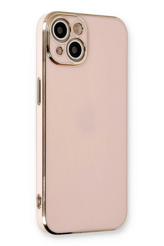 iPhone 13 Volet Silikon Kılıf - Pembe