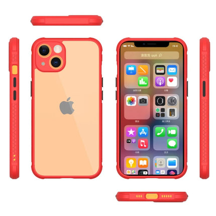 iPhone 13 Mini Miami Şeffaf Silikon Kılıf - Kırmızı 2