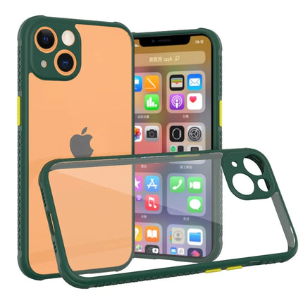iPhone 13 Mini Miami Şeffaf Silikon Kılıf - Koyu Yeşil