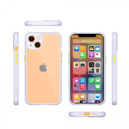 iPhone 13 Mini Miami Şeffaf Silikon Kılıf - Lila 2