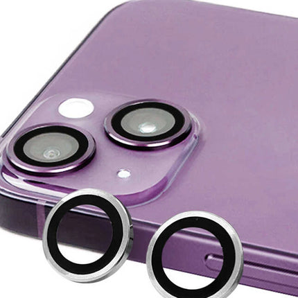 iPhone 13 Mini Raze Metal Kamera Lens - Gümüş