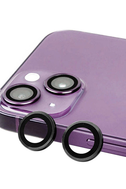 iPhone 13 Mini Raze Metal Kamera Lens - Siyah