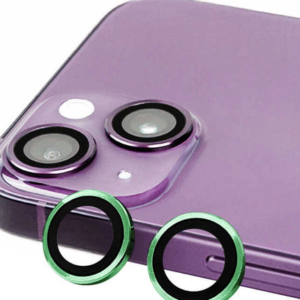 iPhone 13 Mini Raze Metal Kamera Lens - Yeşil