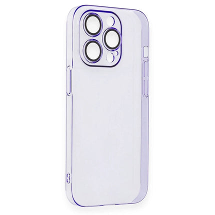 iPhone 13 Pro Armada Lensli Kapak Kılıf - Lila 5