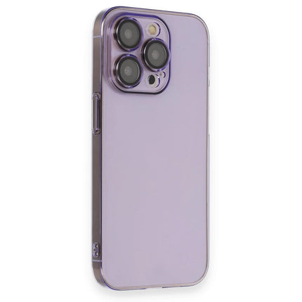 iPhone 13 Pro Armada Lensli Kapak Kılıf - Lila
