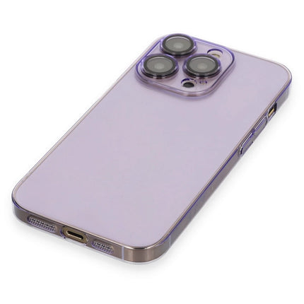 iPhone 13 Pro Armada Lensli Kapak Kılıf - Lila 4