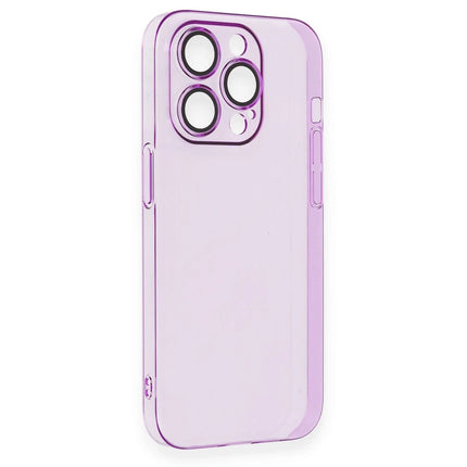 iPhone 13 Pro Armada Lensli Kapak Kılıf - Mor 5