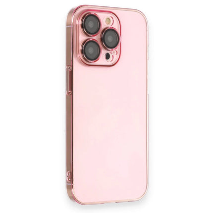 iPhone 13 Pro Armada Lensli Kapak Kılıf - Rose Gold