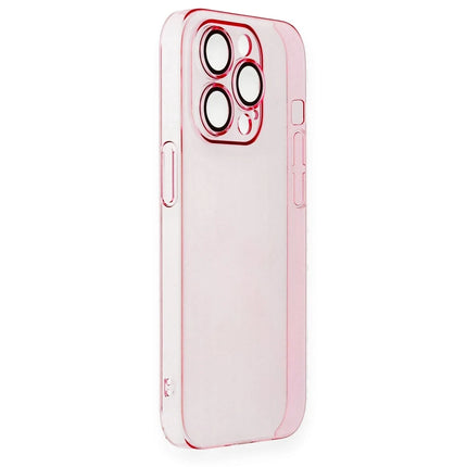 iPhone 13 Pro Armada Lensli Kapak Kılıf - Rose Gold 5