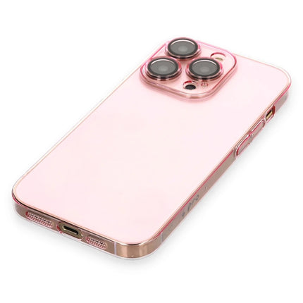 iPhone 13 Pro Armada Lensli Kapak Kılıf - Rose Gold 4