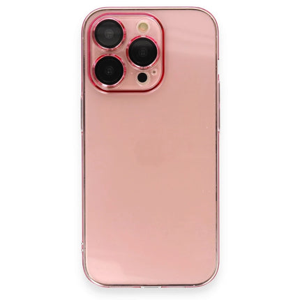 iPhone 13 Pro Armada Lensli Kapak Kılıf - Rose Gold 2
