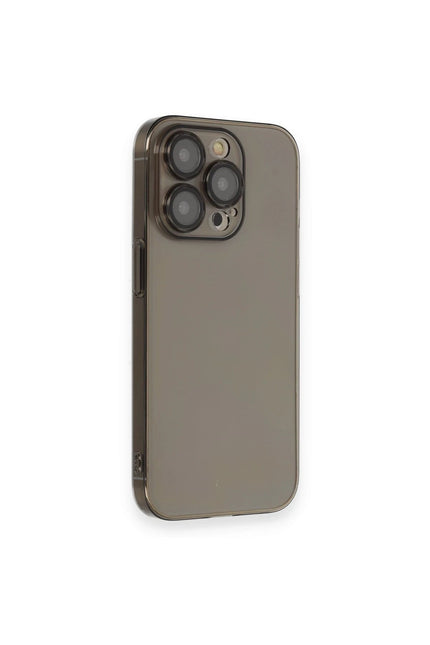 iPhone 13 Pro Armada Lensli Kapak Kılıf - Siyah